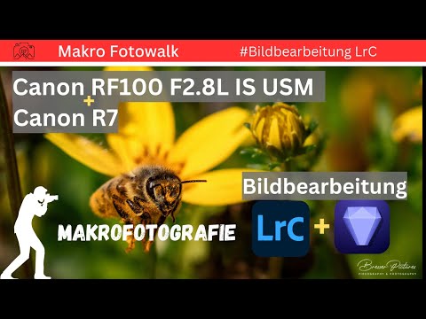 Makro Fotografie mit Canon R7 + RF 100mm F2.8L Macro IS USM - Lightroom Classic + Topaz Photo AI
