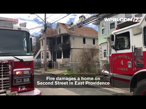 VIDEO NOW: Fire damages an East Providence home