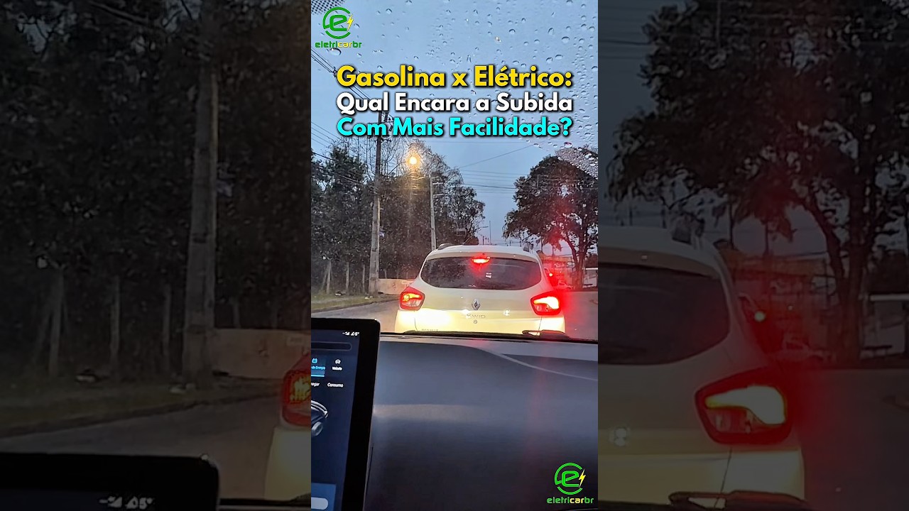 Subida de Carro Elétrico… sem câmbio manual, embreagem e torque instantâneo