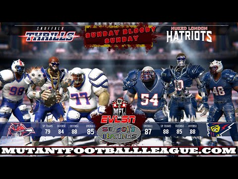 Mutant Football League 2 - Gameplay (COLT) o45 "Thrills vs Hatriots"