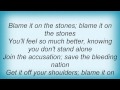 Kris Kristofferson - Blame It On The Stones Lyrics