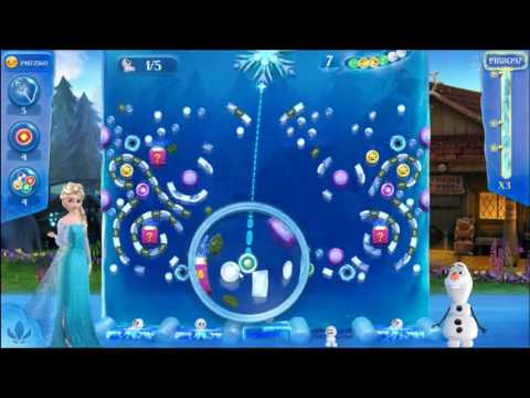 Frozen Free Fall: Icy Shot Level 254 - NO BOOSTERS ☃☃☃