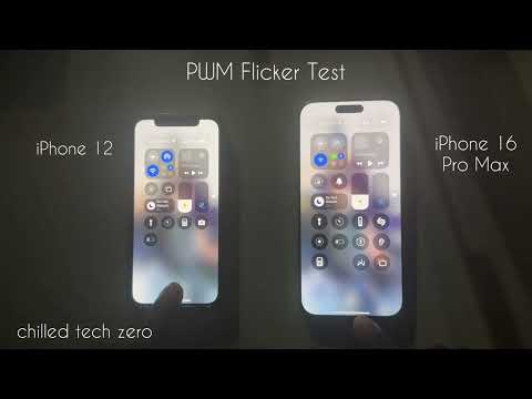 PWM Flicker Test Results iPhone 16 Pro Max vs Older Model iPhone. Is it Actually Better?