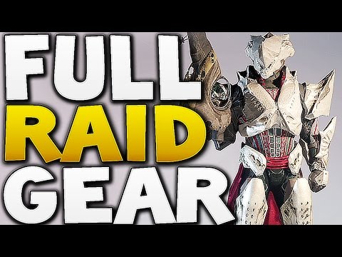 Destiny - FULL TITAN RAID GEAR ! (Kings Fall)