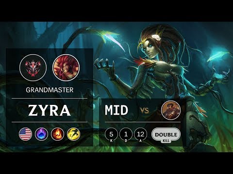 Zyra Mid vs Viktor - NA Grandmaster Patch 9.20