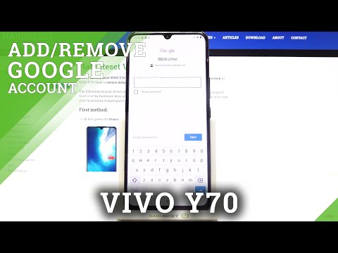 How to Manage Google Account in VIVO Y70 – Add or Remove Google Account