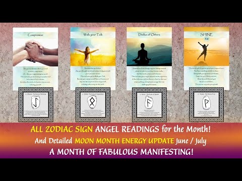 ALL ZODIAC SIGN Readings JUNE 2024 with Moon Month Energy UPDATE⏳A Fabulous Month of Manifestion👉⏳✨⌚