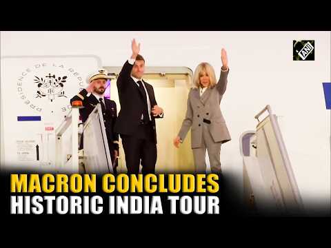 French President Emmanuel Macron departs India after AI Impact Summit and talks with PM Modi