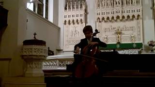 Shaw playing Popper High School of Cello, Op. 73, etude 1