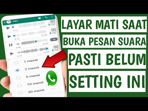 how to solve cellphone screen turns off when listening to whatsapp voice notes