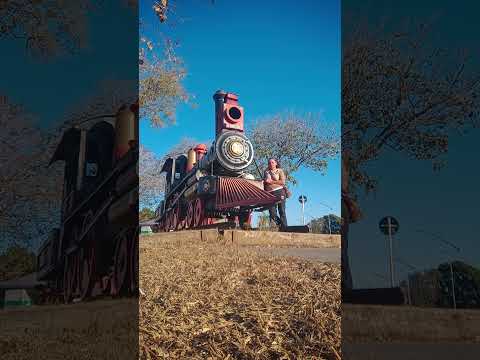 Caminhada sertaneja em Bonfinópolis Goiás Brasil/Locomotiva 🚂
