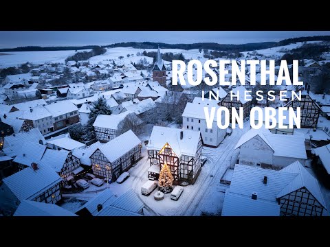 Rosenthal in Hessen von oben