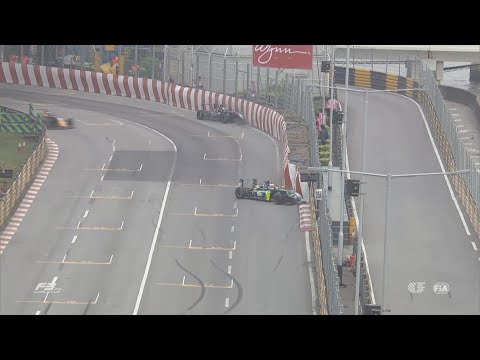 FIA Formula 3 World Cup 2017. Main Race Macau Grand Prix. Last Laps | Incredible Finish