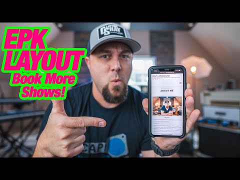 BOOK MORE SHOWS - Best EPK Layout