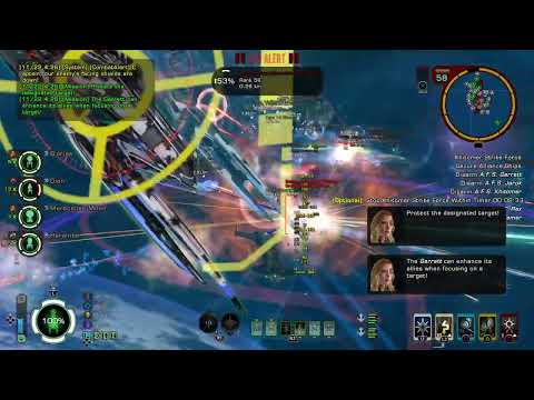 Star Trek Online 26c Durgath Dreadnought vs Khitomer Alliance fleet