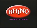 Intro VHS Rhino Home Video 1999