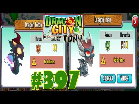 Dragon City "Capítulo 397 - El Dragón Fotón y Dragón Imán" por Tony