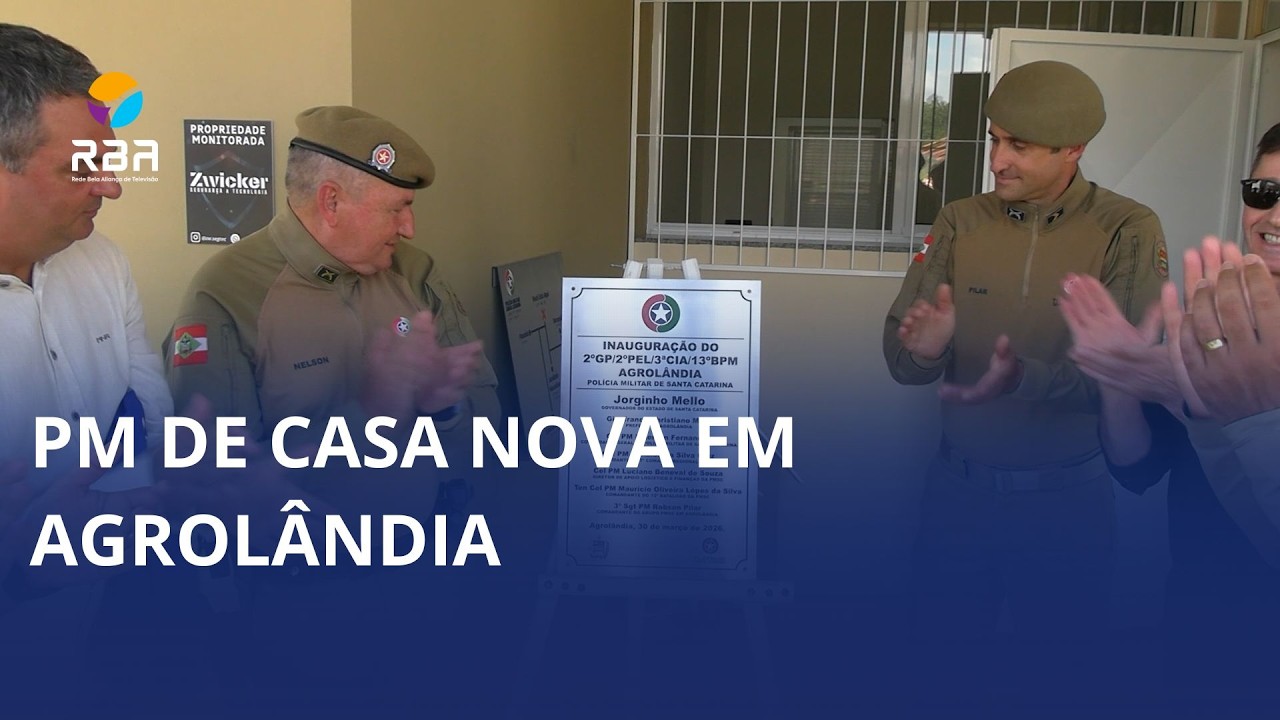 🚔 PM de casa nova em Agrolândia