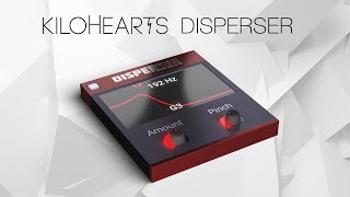 Video thumbnail for Disperser by Kilohearts – Magic All-Pass Filter by Kilohearts