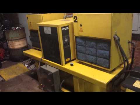 Kaeser SM11 10HP x 2 Duplex 20HP Rotary Screw Compressor KRD075 Dryer and Tank on eBay 2/4/14