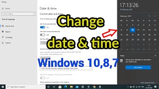 How to change date and time in windows 10 | Computer Mein Date and Time Kaise Set Kare