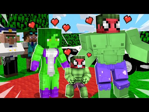 FAKİRİN HULK AİLESİ OLDU! 🦸‍♂️ - Minecraft