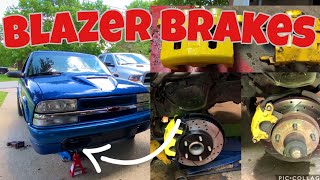 Basic and Cheap S10 Brake Upgrade // My Ls Swap S10 Suspension and Tire Set-up