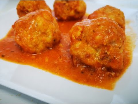 Albóndigas con Tomate Sin Gluten Con Santa Rita Harinas @HarinasSantaRita