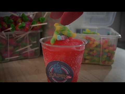 Cócteles Granizados con Licor y sin Licor