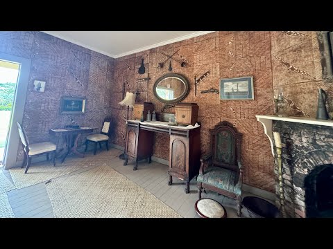 A tour of Treasure Island author Robert Louis Stevenson’s family home museum in Samoa