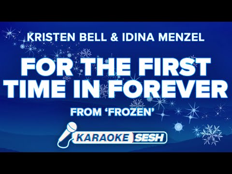 For The First Time In Forever (from 'Frozen') - Karaoke Version  (Color Coded Lyrics) 🩷🩵
