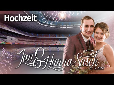 Sasek-Hochzeit im Webcam-Stadion (Jan & Hanna Sasek) - ein unvergesslicher Tag!