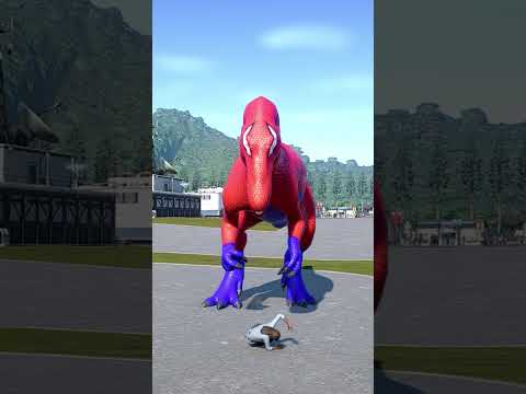 Spiderman Spinosaurus  #dinosaur #jurassicworld #trex