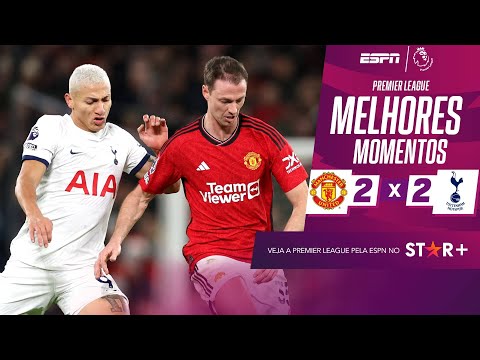 Gols e lances de Manchester United x Tottenhan