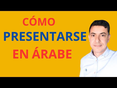 👉 CONVERSACIÓN | ● PRESENTATE EN ARABE 🚀