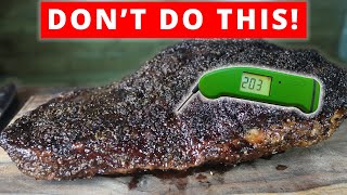 Why your brisket is OVERCOOKED