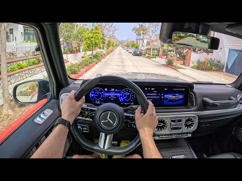 2025 Mercedes-Benz G 580 with EQ Technology - POV Test Drive (Binaural Audio)