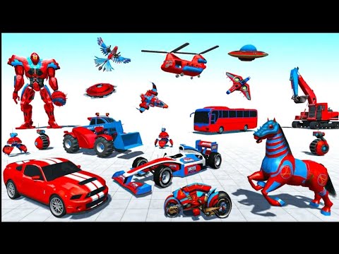 Horse Game Robot Car Game