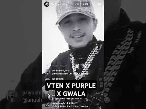 JOJO KO KURA SUUN  #vten                VTEN X PURPLE X GWALA NEW SONG #vten #purple #gwala