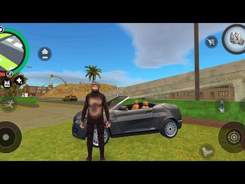 Monkey Car - New Vegas Crime Simulator Update | Android Gameplay