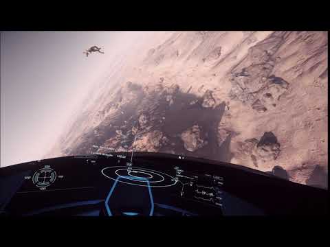 Origin 85x Vs Pissed off Prospector miner (with slow-mo body flying by)