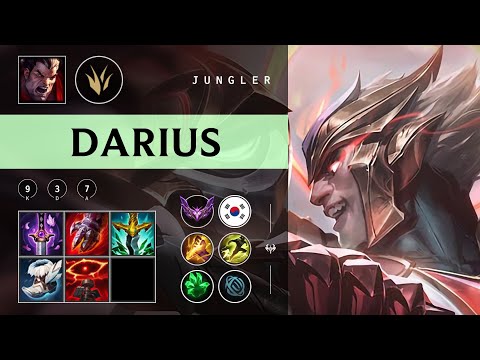 Darius Jungle vs Lee Sin - KR Master Patch 25.24