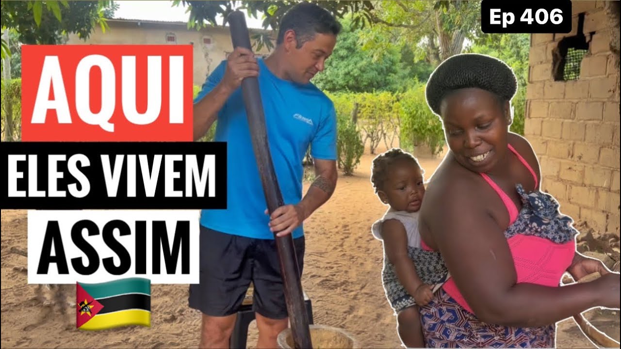 COMO É a VIDA no INTERIOR CAPITAL MOÇAMBIQUE. 🇲🇿