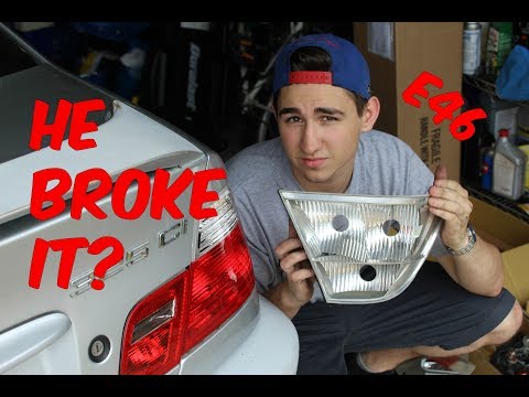 How To Replace BMW E46 Taillights