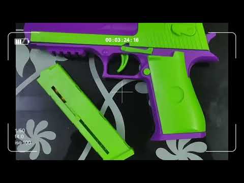 Carrot Desert Eagle Shell Ejecting Pressure Relief Toy Review!