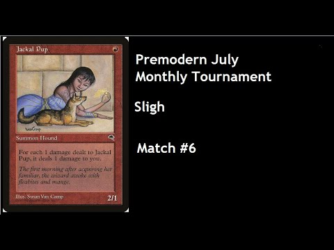 July 2020 Premodern Monthly Open Sligh vs Nether Spirit Esper
