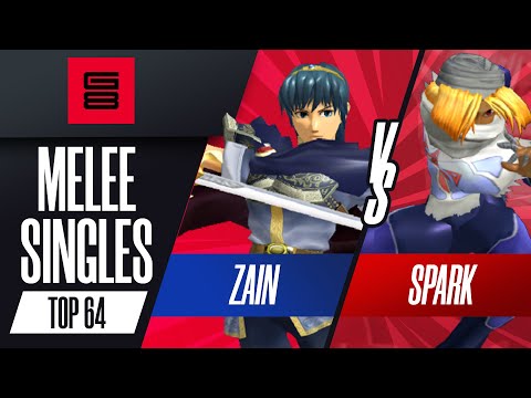 Zain vs Spark - Top 64 Melee Singles - G8 | Marth vs Sheik