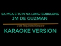 Sa Mga Bituin Na Lang Ibubulong - JM De Guzman (Karaoke Version) Himig Handog 2018