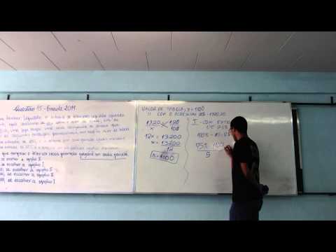 Questão 15 do ENADE 2011