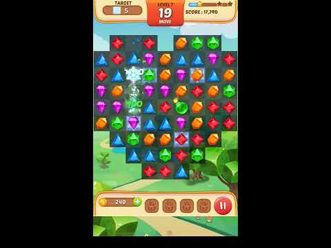 Jewel Match King Level 7 - Walkthrough ( No Booster )